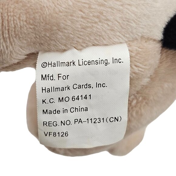 Hallmark Holiday Pup Plush Green Antlers Reindeer Christmas Stuffed Animal - Picture 9 of 9